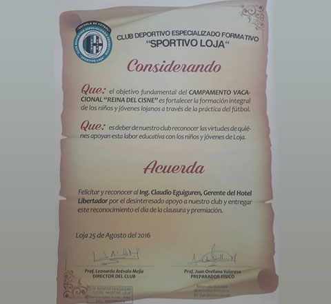 Support Sportivo Loja